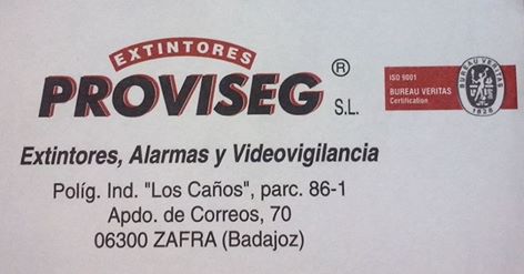 PROVISEG colabora con Zafra Solidaria revisando los extintores