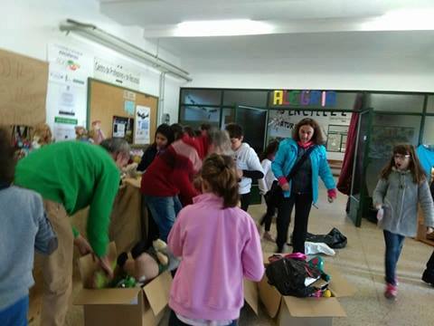 Recogida de juguetes solidarios en colegio Manuel Marin Zafra