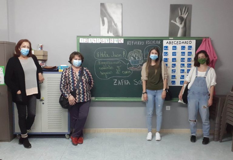 Zafra Solidaria retoma las clases de refuerzo escolar