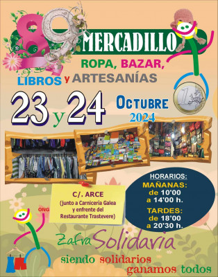 23 Y 25 OCTUBRE MERCADILLO SOLIDARIO