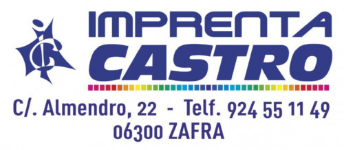 Imprenta Castro colaboración con Zafra Solidaria cartelería y boletos