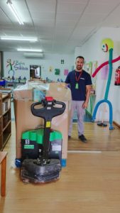 Entrega de alimentos de Lider Aliment a Zafra Solidaria abril Banco de Alimentos Badajoz