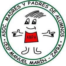 Logotipo del AMPA del Colegio Manuel Marín de Zafra, entidad que dona 164 latas de refrescos a Zafra Solidaria.