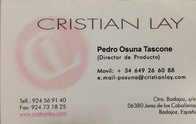 Donación de la empresa Cristian Lay