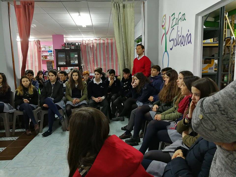Visita a Zafra Solidaria del Colegio María Inmaculada Zafra