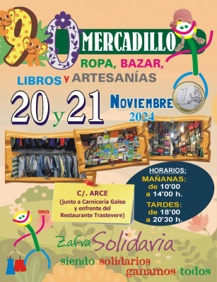 90 Mercadillo Solidario de Ropa, Bazar, Libros y Artesanías